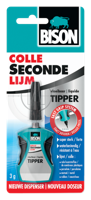 Secondelijm Tipper Vloeibaar Blister 3 g - Bison