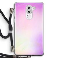 Flow mist pastel: Honor 6X Transparant Hoesje met koord
