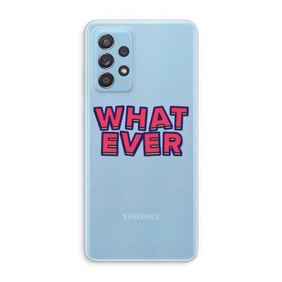 Whatever: Samsung Galaxy A73 Transparant Hoesje