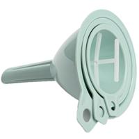 PlasticForte Techters - 3x delig - mintgroen - verschillende formaten - 6.5 , 8 en 9.5 cm