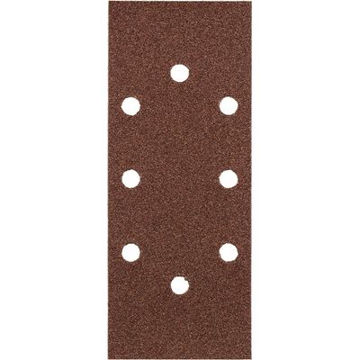 Schuurstroken, Hout en Metaal, Korund, geperforeerd, type A, 93x230mm Schuurpapier