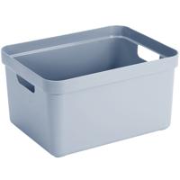 Sunware opbergbox Sigma - kunststof - 32 liter - blauw/grijs - opberg dozen/bakken Sunware opbergbox Sigma - kunststof - 32 liter - blauw/grijs - opberg dozen/bakken