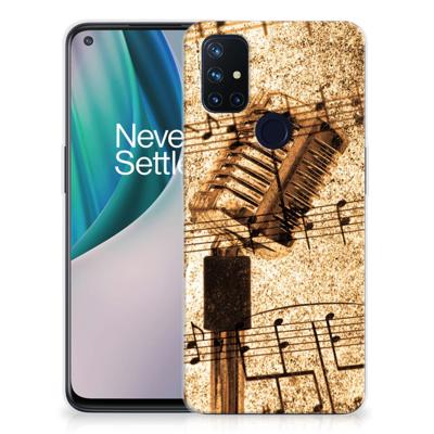 OnePlus Nord N10 5G | Siliconen hoesje | met foto Bladmuziek OnePlus Nord N10 5G | Siliconen hoesje | met foto Bladmuziek