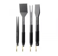 Boretti Barbecueset (tang/spatel/vork/pincet)