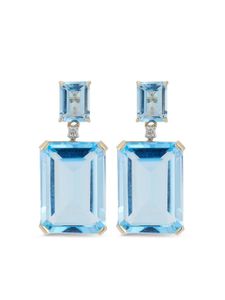 Mateo boucles d'oreilles pendantes en or 14ct