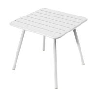 Fermob Luxembourg tuintafel vierpoot 80x80 cm Cotton White