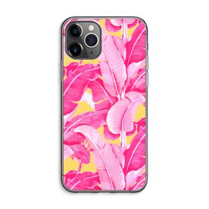 Pink Banana: iPhone 11 Pro Max Transparant Hoesje