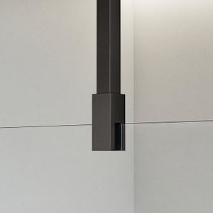 FortiFura Galeria Stabilisatiestang - plafond - tbv inloopdouche 125cm - Gunmetal SW804545