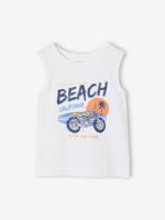 Bedrukt hemdje "California" ecru