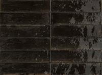 Ragno Look R8FN Wandtegel 060X240 Nero 10mm Glans