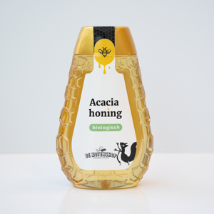 Acacia honing knijpfles (bio) 350 gram