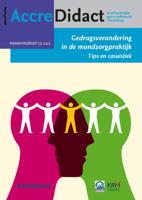 Gedragsverandering in de mondzorgpraktijk (Paperback)