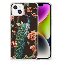 iPhone 14 Case Anti-shock Pauw met Bloemen - thumbnail