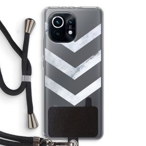 Marmeren pijlen: Xiaomi Mi 11 Transparant Hoesje met koord