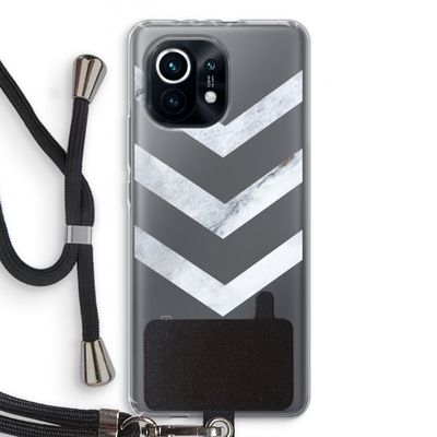 Marmeren pijlen: Xiaomi Mi 11 Transparant Hoesje met koord