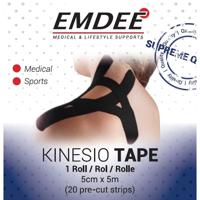 Emdee Kinesiologie Tape Kinesio Tape 20 Pre-Cut Strips