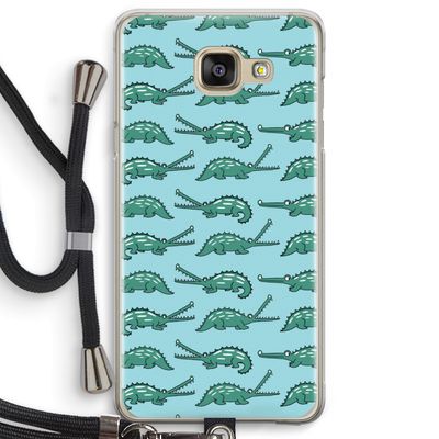 Kroko: Samsung Galaxy A5 (2016) Transparant Hoesje met koord