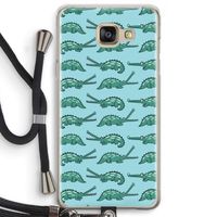 Kroko: Samsung Galaxy A5 (2016) Transparant Hoesje met koord
