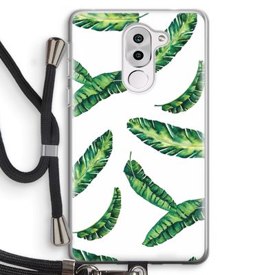 Lange bladeren: Honor 6X Transparant Hoesje met koord