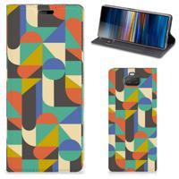 Sony Xperia 10 | Hoesje met Magneet | Funky Retro