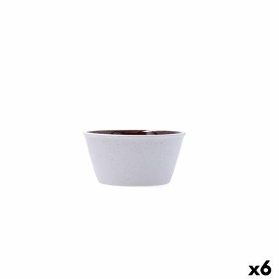 Aperitiefschaaltje Bidasoa Elite Bruin Keramisch 10,5 X 5,5 CM (6 Stuks)