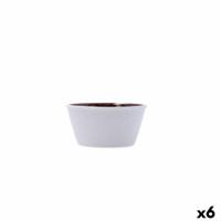 Aperitiefschaaltje Bidasoa Elite Bruin Keramisch 10,5 X 5,5 CM (6 Stuks)