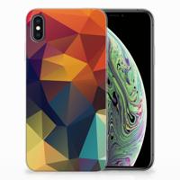 Apple iPhone Xs Max | TPU Hoesje | Polygon Color