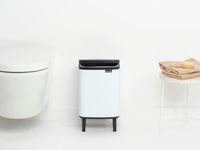 Brabantia bo hi afvalemmer 7 liter met kunststof binnenemmer white