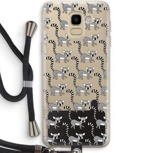 Makis: Samsung Galaxy J6 (2018) Transparant Hoesje met koord