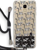 Makis: Samsung Galaxy J6 (2018) Transparant Hoesje met koord