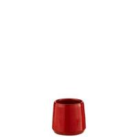 J-Line bloempot Rond - keramiek - rood - extra small - Ø 14 cm