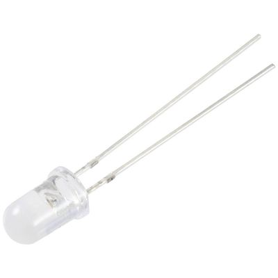 TRU COMPONENTS Bedrade LED Wit Rond 5 mm 5800 mcd 100 ° 20 mA 2.9 V
