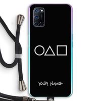 Squid Game: Oppo A52 Transparant Hoesje met koord