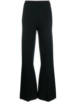 TWINSET pantalon en maille à coupe évasée - Noir