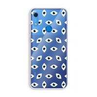 Eyes pattern: Huawei Y6s Transparant Hoesje