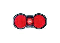 Busch & Muller Busch & müller battery-tail light toplight flat permanent red/clear