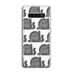 Cats: Samsung Galaxy S10 4G Transparant Hoesje