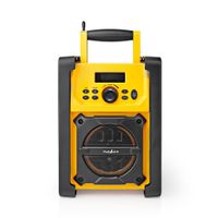 Nedis RDFM3100YW Fm-bouwradio 15 W Bluetooth® Ipx5 Handvat Geel / Zwart - thumbnail