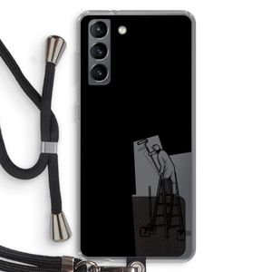 Musketon Painter: Samsung Galaxy S21 Transparant Hoesje met koord