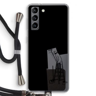 Musketon Painter: Samsung Galaxy S21 Transparant Hoesje met koord