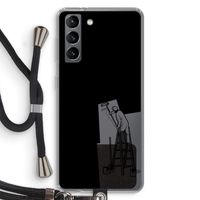 Musketon Painter: Samsung Galaxy S21 Transparant Hoesje met koord