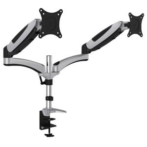 Digitus DA-90353 Monitor-tafelbeugel 2-voudig 25,4 cm (10) - 68,6 cm (27) Zwart Kantelbaar, Zwenkbaar, Roteerbaar