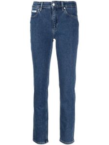 Calvin Klein jean slim à taille mi-haute - Bleu