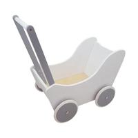 Playwood poppenwagen wit/zilver Playwood poppenwagen wit/zilver
