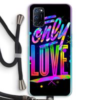 Only Love: Oppo A52 Transparant Hoesje met koord