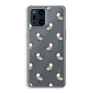Vogeltjes: Oppo Find X3 Transparant Hoesje