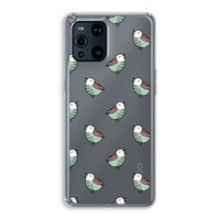 Vogeltjes: Oppo Find X3 Transparant Hoesje