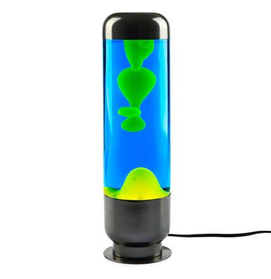 Balvi Lavalamp Capsule Blauw Lime, Aluminium