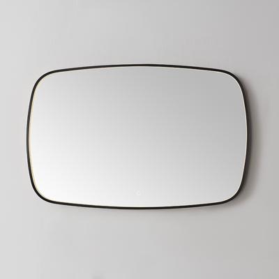 Spiegel Sanilux Celia 140x65 cm Met LED-verlichting Dimbaar Incl. Spiegelverwarming Gunmetal
