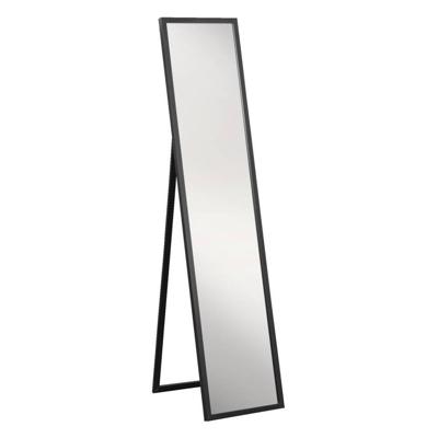 Leen Bakker - Spiegel Boa - 150x33,5 Cm - MDF/Glas - Zwart - 33.5x150x2.8 Cm